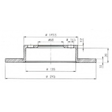 BDC4754 QUINTON HAZELL Тормозной диск