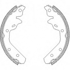 Z4031.00 WOKING Комплект тормозных колодок