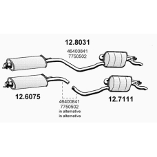 12.8031 ASSO Средний / конечный глушитель ог