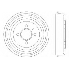 60403 PAGID Тормозной барабан