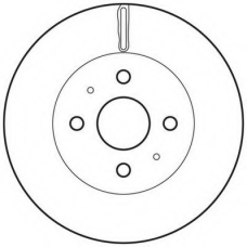 562832JC JURID Тормозной диск