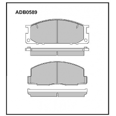 ADB0589 Allied Nippon Тормозные колодки