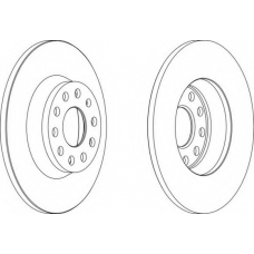DDF1306 FERODO Тормозной диск