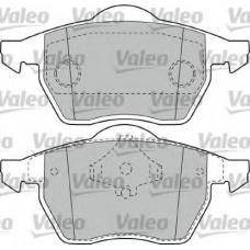 598355 VALEO Комплект тормозных колодок, дисковый тормоз