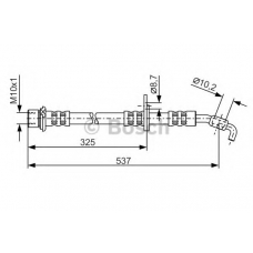 1 987 476 782 BOSCH Тормозной шланг