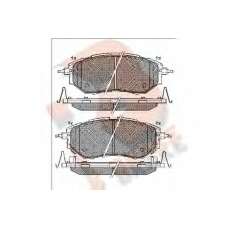 RB1697 R BRAKE Комплект тормозных колодок, дисковый тормоз