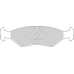 FD406N NECTO Комплект тормозных колодок, дисковый тормоз