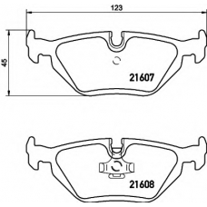 8DB 355 007-511 HELLA Комплект тормозных колодок, дисковый тормоз