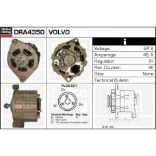 DRA4350 DELCO REMY Генератор