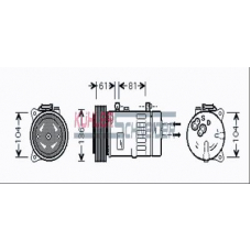 8400061 KUHLER SCHNEIDER Компрессор, кондиционер