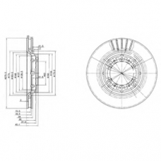 BG3115 DELPHI Тормозной диск