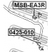 MSB-EA3R FEBEST Опора, стабилизатор