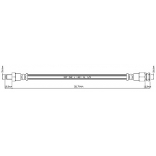 VBJ301 MOTAQUIP Тормозной шланг