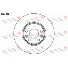 BS7238 FTE Тормозной диск