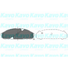 KBP-6538 KAVO PARTS Комплект тормозных колодок, дисковый тормоз
