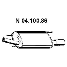 04.100.86 EBERSPACHER Глушитель выхлопных газов конечный