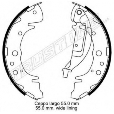 046.216 TRUSTING Комплект тормозных колодок