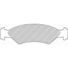 FSL365 FERODO Комплект тормозных колодок, дисковый тормоз