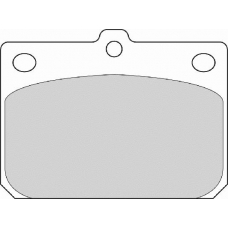 FD809A NECTO Комплект тормозных колодок, дисковый тормоз