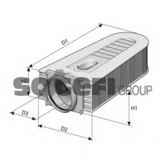 PA7666 COOPERSFIAAM FILTERS Воздушный фильтр