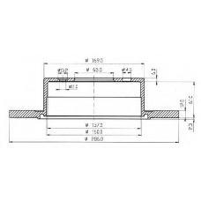 BDC4581 QUINTON HAZELL Тормозной диск