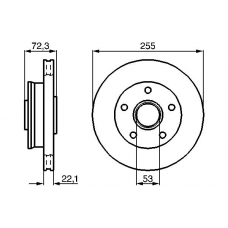 0 986 478 562 BOSCH Тормозной диск