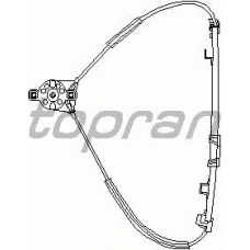 102 887 TOPRAN Подъемное устройство для окон