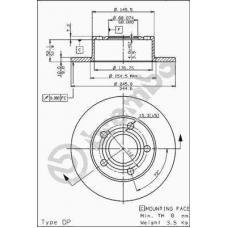 08.4874.20 BREMBO Тормозной диск