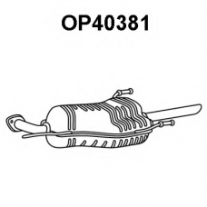 OP40381 VENEPORTE Глушитель выхлопных газов конечный