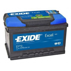 _EB712 EXIDE Стартерная аккумуляторная батарея; Стартерная акку