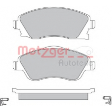 1170047 METZGER Комплект тормозных колодок, дисковый тормоз