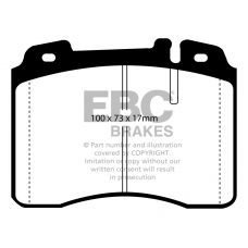 DP927 EBC Brakes Колодки тормозные