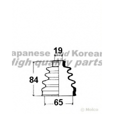 K078-41 ASHUKI Комплект пылника, приводной вал