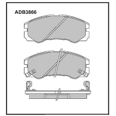 ADB3866 Allied Nippon Тормозные колодки