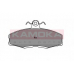 101550 KAMOKA Комплект тормозных колодок, дисковый тормоз