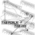 TAB-499 FEBEST Подвеска, рычаг независимой подвески колеса