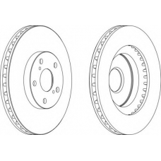 DDF1646 FERODO Тормозной диск