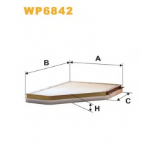 WP6842 WIX Фильтр, воздух во внутренном пространстве