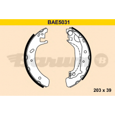 BAE5031 BARUM Комплект тормозных колодок