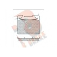 RB0770 R BRAKE Комплект тормозных колодок, дисковый тормоз