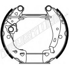 6071 TRUSTING Комплект тормозных колодок