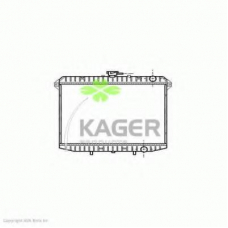 31-0258 KAGER Радиатор, охлаждение двигателя