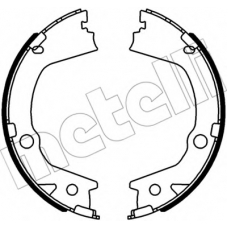 53-0562 METELLI Комплект тормозных колодок, стояночная тормозная с