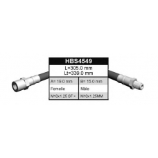 HBS4549 QUINTON HAZELL Тормозной шланг