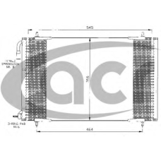 300084 ACR Конденсатор, кондиционер