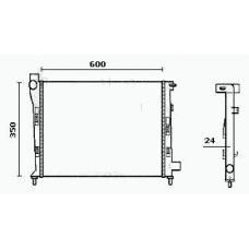 RM0789 EQUAL QUALITY Радиатор, охлаждение двигателя