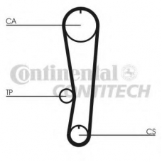 CT757K1 CONTITECH Комплект ремня грм