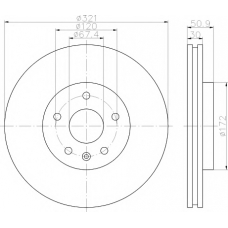 MDC2190 MINTEX Тормозной диск