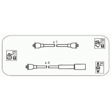 S19.P JANMOR Комплект проводов зажигания