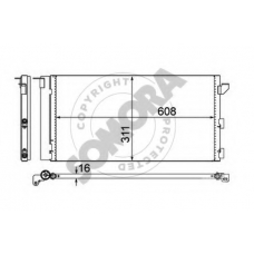 080560 SOMORA Конденсатор, кондиционер